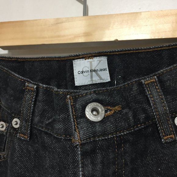 VINTAGE CALVIN KLEIN STRAIGHT LEG JEANS SIZE 7 - Picture 7 of 8